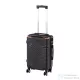 Leziter TraveLux Urban kabinbőrönd keményfedeles levehető kerékkel 50x40x20 cm fekete 833-BL20