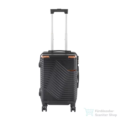 Leziter TraveLux Urban kabinbőrönd keményfedeles levehető kerékkel 50x40x20 cm fekete 833-BL20