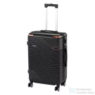 Leziter TraveLux Urban közepes bőrönd keményfedeles 68x45x25 cm fekete 833-BL24