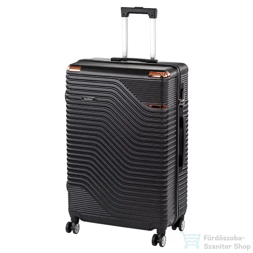 Leziter TraveLux Urban nagy bőrönd keményfedeles 76x50x29 cm fekete 833-BL28