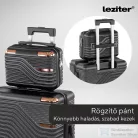 Leziter TraveLux Urban nagy bőrönd keményfedeles 76x50x29 cm fekete 833-BL28