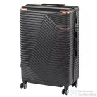 Leziter TraveLux Urban nagy bőrönd keményfedeles 76x50x29 cm fekete 833-BL28