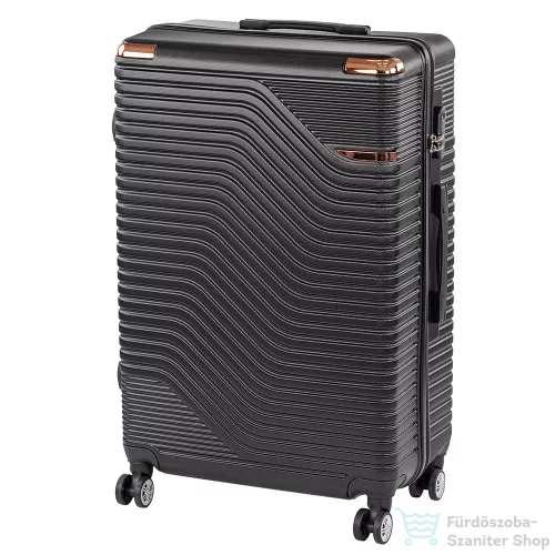 Leziter TraveLux Urban nagy bőrönd keményfedeles 76x50x29 cm fekete 833-BL28