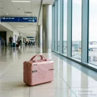 Leziter TraveLux Urban kisméretű kézi bőrönd keményfedeles 28x36x16 cm lazacrózsaszín 833-LR14
