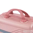 Leziter TraveLux Urban kisméretű kézi bőrönd keményfedeles 28x36x16 cm lazacrózsaszín 833-LR14