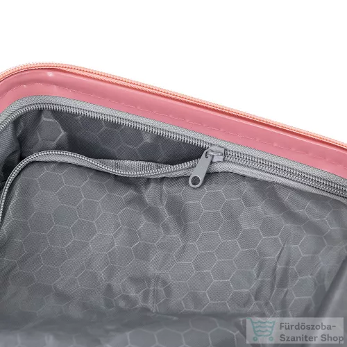 Leziter TraveLux Urban kisméretű kézi bőrönd keményfedeles 28x36x16 cm lazacrózsaszín 833-LR14
