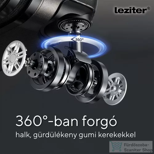 Leziter TraveLux Urban kézipoggyász keményfedeles levehető kerékkel 40x30x20 cm lazacrózsaszín 833-LR16