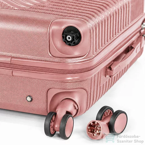 Leziter TraveLux Urban kézipoggyász keményfedeles levehető kerékkel 40x30x20 cm lazacrózsaszín 833-LR16