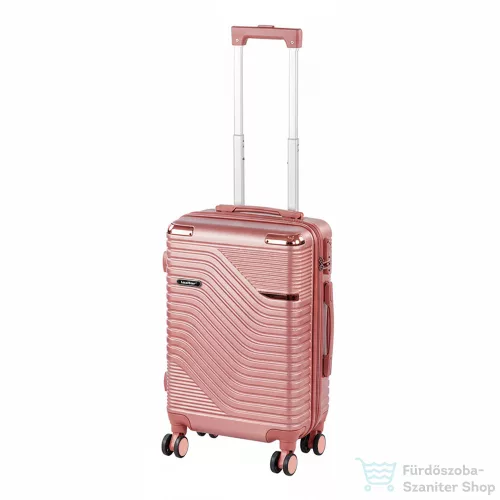 Leziter TraveLux Urban kabinbőrönd keményfedeles levehető kerékkel 50x40x20 cm lazacrózsaszín 833-LR20
