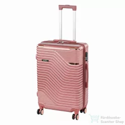   Leziter TraveLux Urban közepes bőrönd keményfedeles 68x45x25 cm lazacrózsaszín 833-LR24