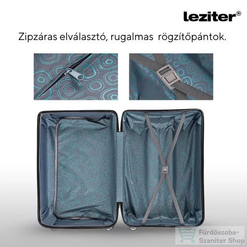 Leziter TraveLux Urban kézipoggyász keményfedeles levehető kerékkel 40x30x20 cm rosegold 833-RG16