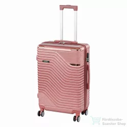   Leziter TraveLux Urban közepes bőrönd keményfedeles 68x45x25 cm rosegold 833-RG24