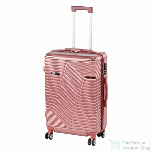 Leziter TraveLux Urban közepes bőrönd keményfedeles 68x45x25 cm rosegold 833-RG24