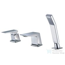   M-Acryl BASIC kádperemre szerelhető, 3 üléses csaptelep, króm 8346