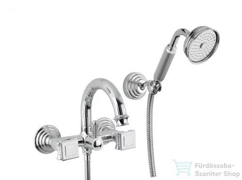 Bugnatese OLYMPIA Kádcsaptelep, zuhanyszettel, króm színben 8402