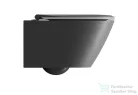 Sapho GSI MODO SWIRLFLUSH fali WC, 37x54 cm, matt fekete (841526)