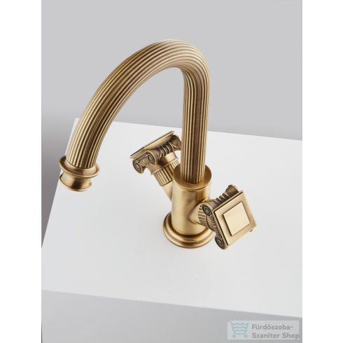 Bugnatese OLYMPIA mosdó csaptelep automata leeresztővel,bronz 8434BR
