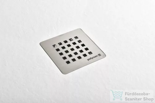 Sapho TRENECA zuhanytálca szifon, 90mm, DN40, inox fedő (84999)