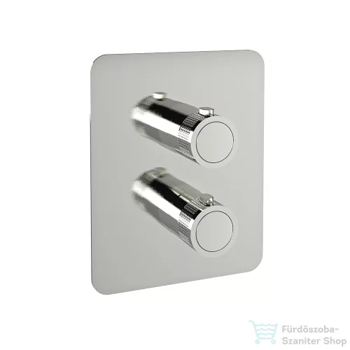 RamonSoler MAMMA MIA falsík alatti termosztátos kád/zuhany csaptelep, polírozott rozsdamentes acél 84D311561