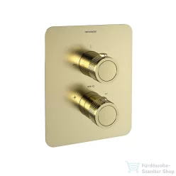   RamonSoler MAMMA MIA falsík alatti termosztátos kád/zuhany csaptelep, szálcsiszolt arany 84D312507