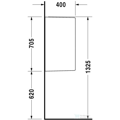 Duravit piszoár válaszfal 8500000000 ( 850000 )