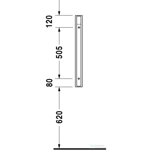Duravit piszoár válaszfal 8500000000 ( 850000 )