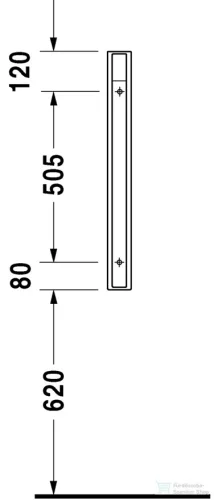 Duravit piszoár válaszfal 8500000000 ( 850000 )