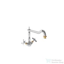   Bugnatese Princeton álló mosogató csaptelep,króm/arany 851CRDO