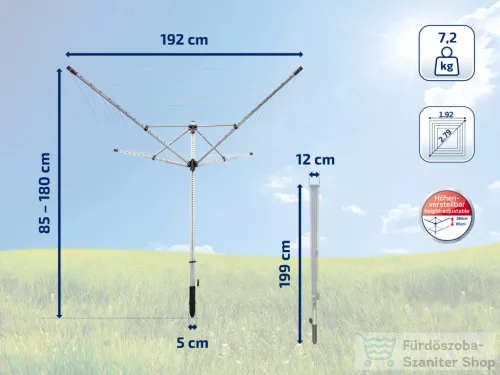 Leifheit LinoLift 600 QuickStart kültéri ruhaszárító 85282