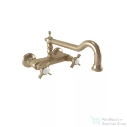 Bugnatese  Princeton fali mosogató csaptelep,bronz 852BR