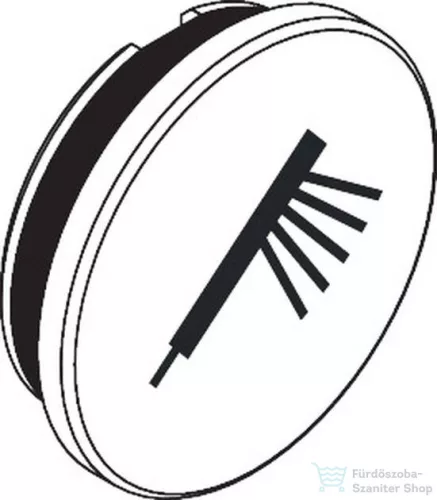 Hansgrohe AXOR gomb kézizuhany szimbólummal, matt fehér 85340700