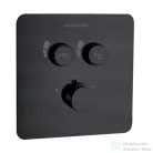 RamonSoler RS SMART termosztátos falsík alatti kád/zuhany csaptelep, matt fekete 85D308096