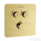 RamonSoler RS SMART termosztátos falsík alatti kád/zuhany csaptelep, szálcsiszolt arany 85D308098