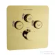 RamonSoler RS SMART termosztátos falsík alatti kád/zuhany csaptelep, szálcsiszolt arany 85D308099