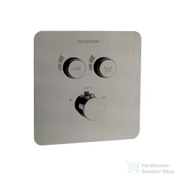   RamonSoler RS SMART termosztátos falsík alatti kád/zuhany csaptelep, szálcsiszolt nikkel 85D308100