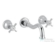   Bugnatese PRINCETON Fal alatti mosdócsaptelep 19 cm kifolyóval króm színben, leeresztő nélkül,  865CR