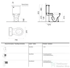 Sapho GSI CLASSIC WC kombi hátsó/alsó kifolyás 871711