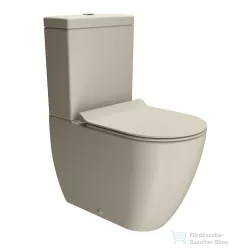   Sapho GSI PURA monoblokkos WC, Swirlflush, alsó/hátsó kifolyású, 36x63cm, dual matt krétafehér (880608P)