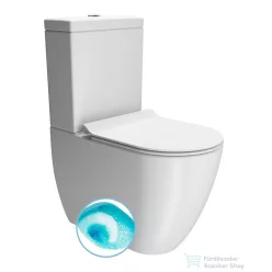   Sapho GSI PURA monoblokkos WC, Swirlflush, alsó/hátsó kifolyású, 36x63cm, dual matt fehér (880609P)