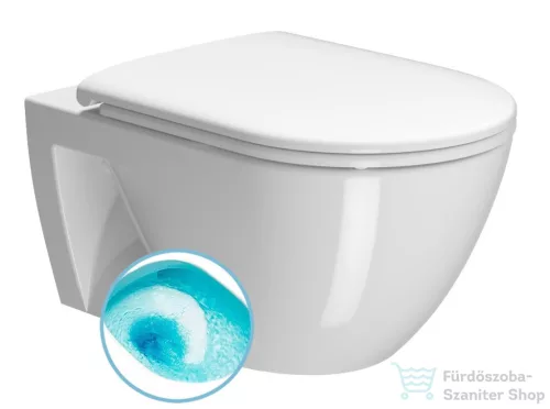 Sapho GSI PURA ECO fali WC, Swirlflush, 36x55 cm, ExtraGlaze (880711)