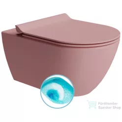   Sapho GSI PURA fali WC, SWIRLFLUSH, 55x36 cm matt rózsaszín (881524)