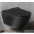 Sapho GSI PURA SWIRLFLUSH fali WC, 55x36cm, matt fekete (881526)