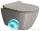 Sapho GSI PURA fali WC, SWIRLFLUSH, 50x36 cm, matt tortora (881605)