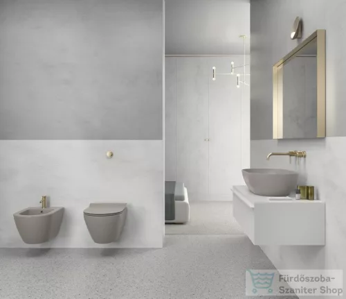 Sapho GSI PURA fali WC, SWIRLFLUSH, 50x36 cm, matt tortora (881605)
