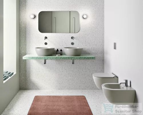 Sapho GSI PURA fali WC, SWIRLFLUSH, 50x36 cm, matt cement (881617)