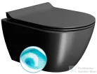 Sapho GSI PURA fali WC, SWIRLFLUSH, 50x36 cm, matt fekete (881626)