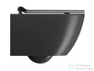 Sapho GSI PURA fali WC, SWIRLFLUSH, 50x36 cm, matt fekete (881626)