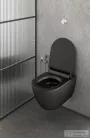 Sapho GSI PURA fali WC, SWIRLFLUSH, 50x36 cm, matt fekete (881626)