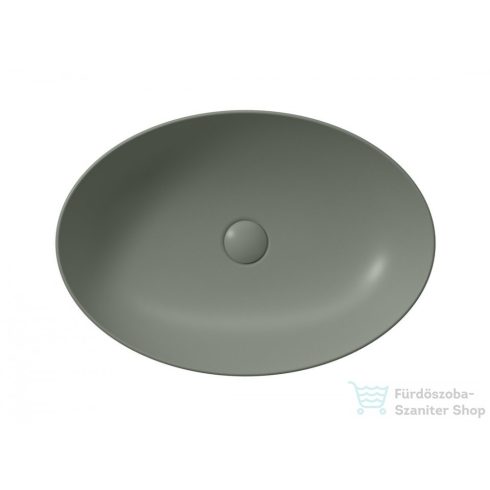 Sapho GSI PURA Mosdó, pultra helyezhető, 60x16x42cm, matt agave (884204)