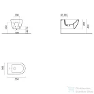 Sapho GSI PURA fali bidé, 55x36 cm (8865111)